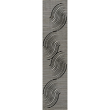 Skagen Minimalist Curve Geometric Area Rug